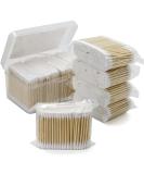 Bamboo Cotton Swabs 800 Count - Biodegradable Organic Double Round Tips - 3 inch for Ears Makeup Pets - Eco-Friendly Household Cleaning - Buy Online on GoSupps.com