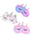 Unicorn Sleep Mask for Kids - 3 Pack Cute Animal Eye Covers for Girls | Perfect Princess Night Blindfolds - Buy Online on GoSupps.com