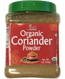 Jiva Organics Organic Coriander Powder 1lb Jar - 100% Natural & Non-GMO - Pack of 1 - Buy Online on GoSupps.com