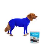 Shed Defender Body Suit for Dogs - Original Anti-Shedding Shirt & Recovery Jumpsuit | Calming Dog Onesie for Surgery Car Seat Cover E-Collar Hot Spots - Royal Blue XXXS (2-3kg) - Buy Online on GoSupps.com