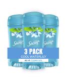 Secret Fresh Clear Gel Antiperspirant Deodorant Women Waterlily Scent 2.6oz 3-Pack - Buy Online on GoSupps.com
