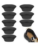 4 Pairs Black Heel Cushion Inserts & Grips - Self-Adhesive, Comfortable Shoe Pads for Women & Men - Buy Online on GoSupps.com