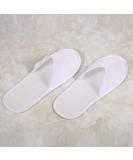 Lyrlody Disposable Hotel Slippers for Couples - Unisex Portable Slippers Set for Beauty Centers Wellness and Hotels - 27 x 11 cm White - Buy Online on GoSupps.com