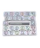 Capital Letters Stamp Set - 19mm Alphabet Stamp Tools for Leather Craft Stamping (27pcs) - Buy Online on GoSupps.com