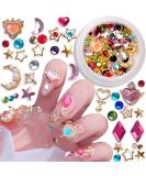 Dornail Mixed 3D Star Moon Colorful Nail Charms  Heart Nail Rhinestones Alloy Nail Charm Nail Gems Charms for Nails Geometry Rhinestone Nail Decorations for Nail Art Jewelry Nail Kit 1 Box - Buy Online on GoSupps.com