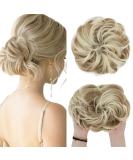 Sego Hair Part with Rubber Band - 55g Dutt Hair Tie & Extensions for Messy Buns - Coffee Brown & Blonde Bleach | International Shipping Available - Buy Online on GoSupps.com