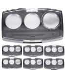 10pcs Empty Eyeshadow Pans Containers - Makeup Palette with 3 Grids for Girls - Buy Online on GoSupps.com