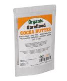 Organic Unrefined Cocoa Butter 1lb Block - 100% Pure Non Deodorized Antioxidant-Rich Moisturizer for Skin Hair & DIY Recipes - Vegan No Fillers Preservative Free Kosher - Buy Online on GoSupps.com