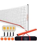 SGSPORT Portable Pickleball Net Set with 4 Paddles & Carrying Bag - Official Size, Weather-Resistant Steel Frame - Includes 4 Outdoor Pickleballs - Buy Online on GoSupps.com