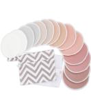 Organic Bamboo Breastfeeding Pads 14-Pack - Washable & Reusable Nursing Pads - Lovelle Large 4.8 - Buy Online on GoSupps.com