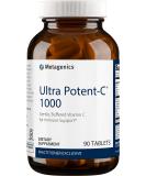 Metagenics Ultra Potent-C Vitamin C 1000mg - Gentle Buffered Vitamin C Supplement for Immune Support Designed to Help Prevent Stomach Upset - 90 Count - Buy Online on GoSupps.com