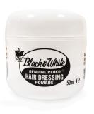 Pluko Black and White Hair Dressing Pomade 50ml Coconut - Pack of 1 - Buy Online on GoSupps.com