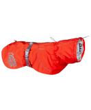 Hurtta Monsoon Eco Hundelegen Coat - Waterproof Rain Jacket for Dogs - Reflective 100% Recycled Material - Red 45cm Rose Hip - Buy Online on GoSupps.com