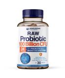 Wholesome Wellness Organic Probiotics 100 Billion CFU - 30 Capsules - Buy Online on GoSupps.com