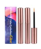 wiwoseo Lash Glue Strong Hold Eyelashes Glue Waterproof Eyelash Adhensive Glue for Strip Lashes Fast Drying Lashes Glue 2 Pack (5mlx2) A-Lashes Glue-ii - Buy Online on GoSupps.com