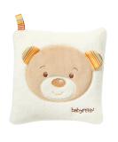 Fehn 160932 Teddy Cherry Stone Pillow Hot and Cold Pillow with Cute Teddy Applique For Babies and Toddlers from Newborns Upwards Measures: 16 x 16 cm Rainbow Teddy - Buy Online on GoSupps.com