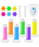 ZENUTA Toilet Bowl Cleaner Gel Stamp Kit - 6 Scents, 72 Count, Cute Flower Shape - Bathroom Cleaning Supplies - Buy Online on GoSupps.com