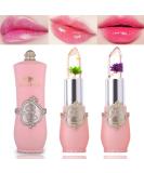 2 Pack Crystal Flower Jelly Lipstick Magic Color Changing Lipstick PH Clear Temperature Color Changing Lip Gloss Lip Balm Long Lasting Nourishing Moisturizing Lip Stick Set(Set C) - Buy Online on GoSupps.com
