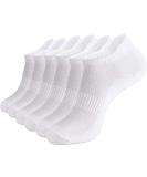 Brookhaus Women's Ankle Socks 6-Pack - White (Size 6-9) | Low Cut Athletic Running Socks for Women - Buy Online on GoSupps.com