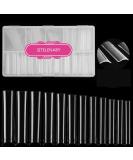 No C Curve 3XL Square Nail Tips-Clear Acrylic Nails | SITELENABY 360 pcs Half Cover False Nails - French ABS Nail Art Tips - Buy Online on GoSupps.com