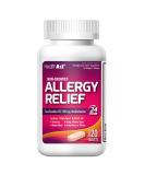 HealthA2Z Fexofenadine Hydrochloride 180mg, Antihistamine for Allergy Relief ,Non-Drowsy,24-Hour, 120 Count Coated Caplets,Compare to Allegra Active Ingredient - Buy Online on GoSupps.com