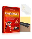 Pain Relief Patch Plaster | MQUPIN Heat Patches | 8-12h Long Lasting Effect | Back Knee Joint Neck Shoulder Muscle Pain Relief - 36 Patches - Buy Online on GoSupps.com
