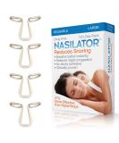 Sleep Pack of 4 Nasal Dilators | Effective Snore Reduction | Made in USA | Reusable & Latex Free | 27% More Effective Than Nasal Strips - Buy Online on GoSupps.com