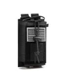 Tactical Radio Holder Radio Case Molle Radio Holster Military Heavy Duty Radios Pouch Bag for Two Ways Walkie Talkies Adjustable Storage with 1 Pack Patch - Buy Online on GoSupps.com