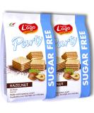 Gastone Lago Party Wafers Cookies 7.5 oz, 213g (Hazelnut Sugar Free, 2-Pack) Hazelnut Sugar Free 8.82 Ounce (Pack of 2) - Buy Online on GoSupps.com