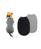 Yaodhaod Cotton Dog Clothing - Soft Breathable T-Shirts for Small & Medium Dogs | Sun Protection | Available in Black & Gray - Buy Online on GoSupps.com