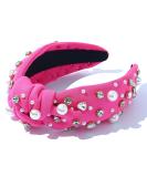 FEDANS Women Heart Shaped Crystal Embellished Headband - Hot Pink - Buy Online on GoSupps.com