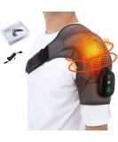Relieflvlab 3-in-1 Shoulder Device Red Light Heat & Massage | Cordless Heating Pad for Chronic Shoulder Pain Relief - Buy Online on GoSupps.com