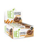 Hej Crispy Proteinriegel Snack - Low Sugar protein bar |13g protein & 175kcal per bar |Vegetarian & without palm oil - 12x45g Caramel Peanut Caramel Peanut 12 pieces (1 Pack) - Buy Online on GoSupps.com