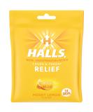 HALLS Relief Honey Lemon Cough Drops - 14 Drops | Fast Shipping Worldwide - Buy Now - Buy Online on GoSupps.com