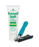 Toenail Softening Cream with Aloe + Easy Hold Toenail Clipper Set - 1oz Cream, 2 Piece Set - Buy Online on GoSupps.com