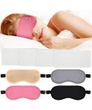 Organic Castor Oil Pack Set - 4 Pcs Reusable Wraps & Sleep Mask for Eyelashes Eyebrows Wrinkles & Dark Circles - Khaki Black Gray & Pink - Buy Online on GoSupps.com