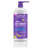 Alba Botanica Very Emollient French Lavender Bath & Shower Gel 32 oz - Moisturizing & Soothing Body Wash for All Skin Types - International Shipping Available - Buy Online on GoSupps.com