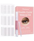 Slide Stripes Double Eyelid Tape & Slupoter Cream - 360PCS Waterproof Invisible Tape + 5ML Styling Cream for Perfect Double Eyelids - Buy Online on GoSupps.com