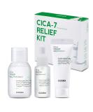 COSRX CICA Relief Kit | Travel Size Toner Serum & Cream with Centella Asiatica | Soothing & Moisturizing for Sensitive Skin | Paraben Free & Cruelty Free Korean Skin Care Gift Set - Buy Online on GoSupps.com