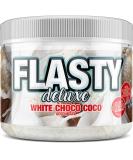 Flasty Deluxe taste powder (White Choco Coco) with lots of real chunks (coconut flashing) 1 x 250g - more then just a flavor - low -calorie flavor powder with only 9 kcal per portion - Buy Online on GoSupps.com