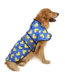 HDE Dog Raincoat Hooded Slicker Poncho for Small to X-Large Dogs (Rubber Ducks, Large) - Waterproof Pet Jacket - Buy Online on GoSupps.com