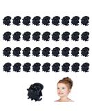 Ikadiya 36 Mini Hair Clips - Small 1cm Non-Slip Claw Clips for Kids & Adults - Black Jaw Clips for Design & Everyday Use - Buy Online on GoSupps.com