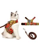 Escape Proof Cat Harness and Leash Set - Air Mesh Vest for Small Dogs - Reflective Gold S - Buy Online on GoSupps.com