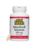 Natural Factors SelenoExcell Selenium 200 mcg 90 Capsules - Buy Online on GoSupps.com