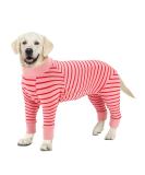Ranypet One-Divider Pajamas for Large & Medium Dogs | Surgical Recovery Suit Wound Protection & Relaxation | Size 3XL Pink - Buy Online on GoSupps.com