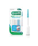 GUM Soft-Picks Wider Spaces Dental Picks, 300 Count - 50 Count (Pack of 6) for Effective Oral Care - Buy Online on GoSupps.com