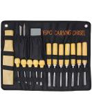 Lulu Home 16PCS Wood Carving Tools Set for Woodworking with Premium Wood Handle and Whetstones - Buy Online on GoSupps.com