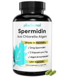 180 High-Dose Spermidine Capsules from Chlorella Algae - Natural Chlorophyll 3mg Spermidine Gluten-Free & Non-Wheat Germ Extract - Buy Online on GoSupps.com
