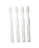 Rehabilitation Advantage Gum, Teeth & Tongue Massage Brushes - Set of 4 White - Buy Online on GoSupps.com