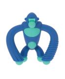 Nuby Geo Zoos Massaging Teether - BPA-Free Baby Teething Toy - Blue Gorilla Design - 3+ Months - Buy Online on GoSupps.com